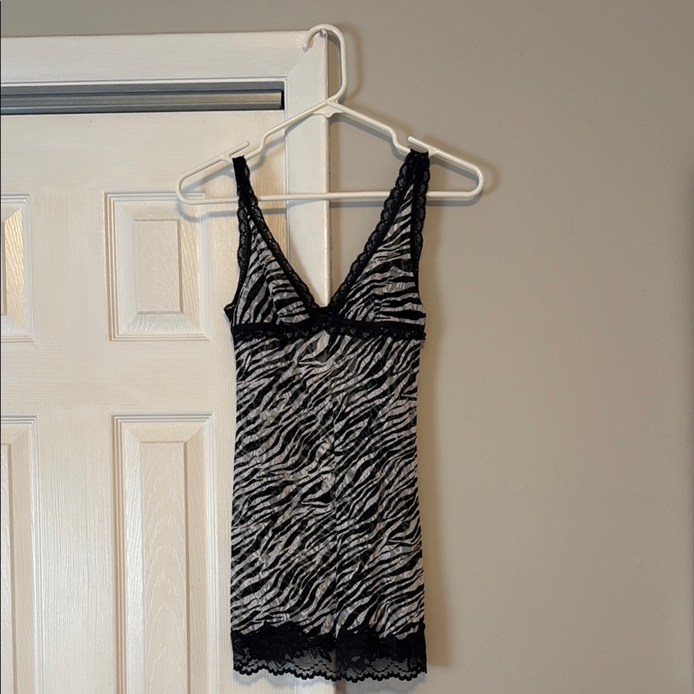 Victoria’s Secret Zebra Print Chemise
